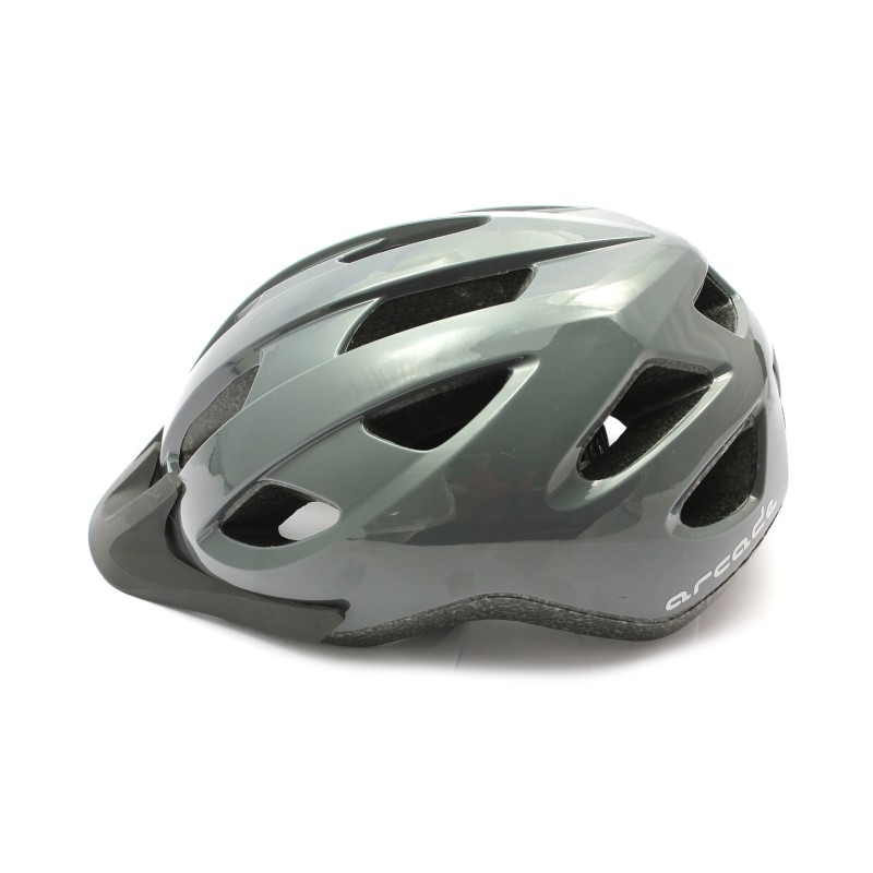 Casque Adulte Mixte - Taille Unique - Coque Pvc - Molette De Réglage - Marquage Réfléchissant - Gris Anthracite