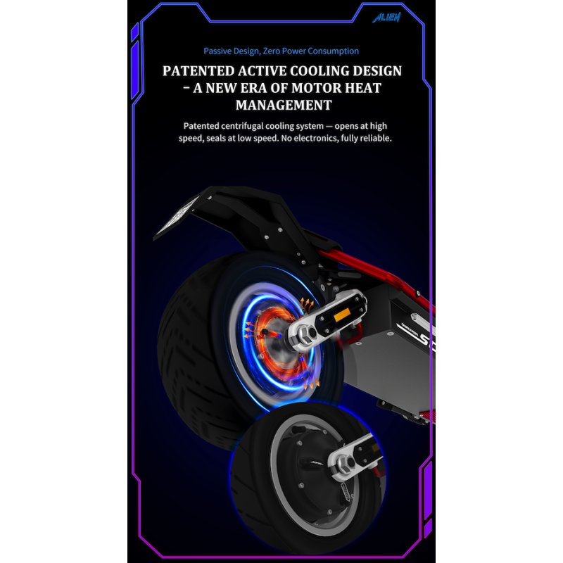 TROTTINETTE ELECTRIQUE DUALTRON ALIEN | 72V 40Ah