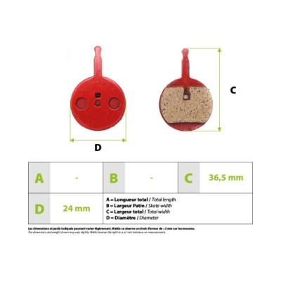 Plaquettes de freins SpeedTrott RS800/1600 02B