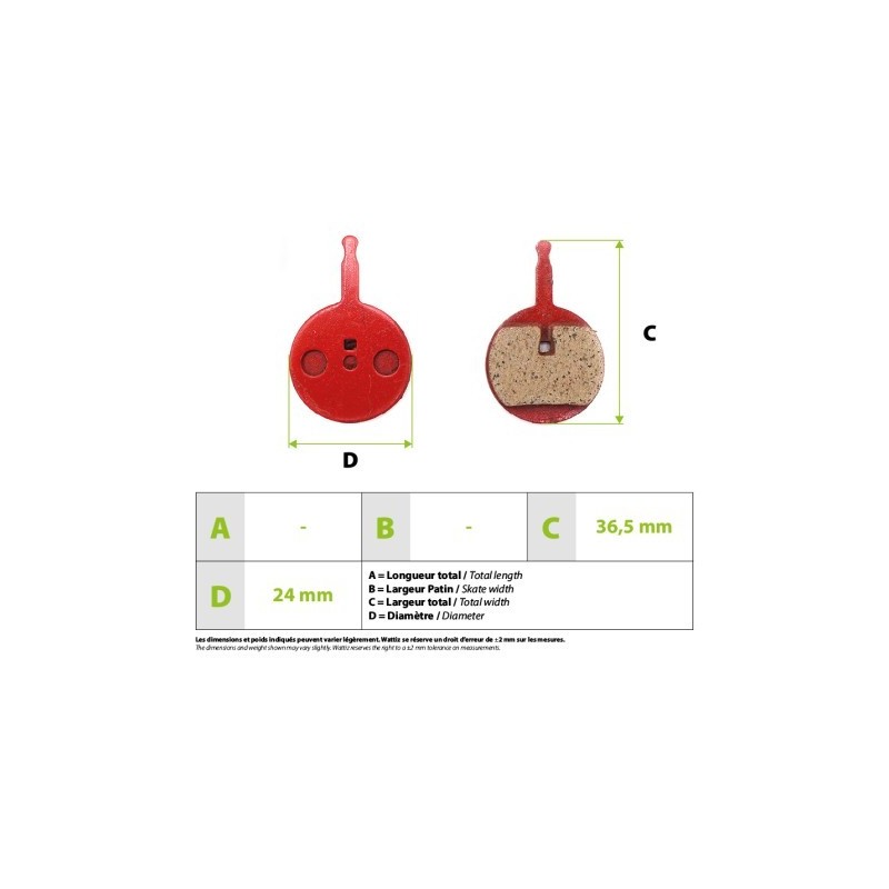 Plaquettes de freins SpeedTrott RS800/1600 02B