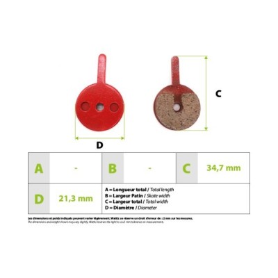 Plaquette de freins Speedway et Dualtron