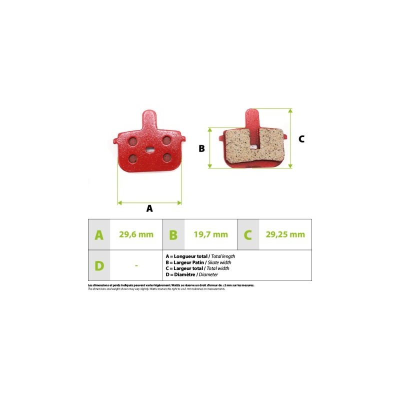 PLAQUETTES DE FREINS KUGOO GBOOSTER 11E