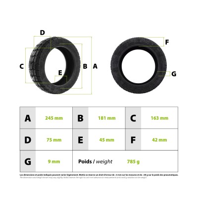 PNEU 10X2.75-6.5 SPEEDWAY 5 DT3 URBANGLIDE E-CROSS SEMI OFFROAD TUBELE