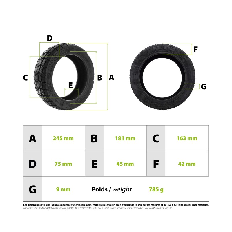 PNEU 10X2.75-6.5 SPEEDWAY 5 DT3 URBANGLIDE E-CROSS SEMI OFFROAD TUBELE