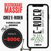 Déstockage de nos vélos et trottinettes de location !

Vous voulez un vélo ou une trottinette presque neuf sous garantie a petit prix ?? Foncez ! stock limité !